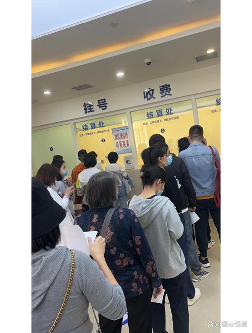 医院收费窗口排队